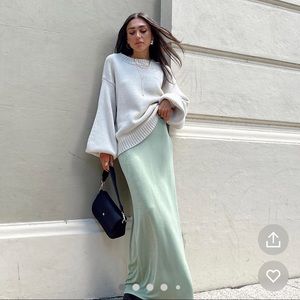 Harriette Maxi Skirt Sage